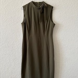 Olive office dress